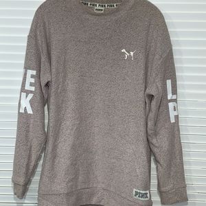 Victoria's Secret PINK Oversized Pale Pink Sweater